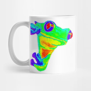 Green and red frog "HELLO" V2 Mug